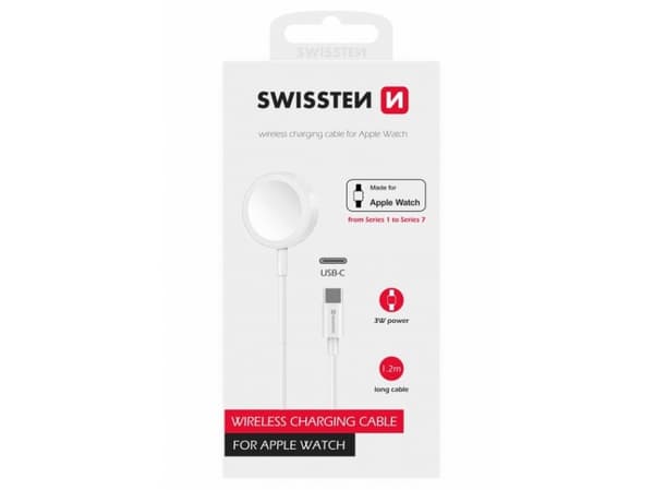 Swissten 22055512, inomhus, USB, 1,2 m, Vit