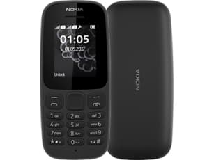 Nokia 105 svart GSM-telefon