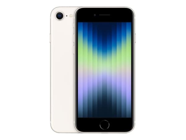 Apple iPhone SE (3rd generation) - 5G smartphone - dobbelt-SIM / Internminne 128 GB - LCD-display - 4.7" - 1334 x 750 piksler - rear camera 12 MP - f