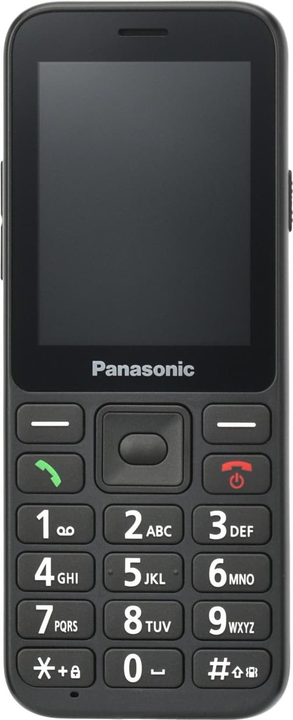 KX-TU250 Senior mobiltelefon Svart (KX-TU250EXB) Svart