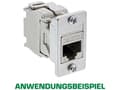 Miniatyrbilde 2 av 4: InLine 76205A, Ramme som klikker på plass, Zink, Sølv, 19,1 mm, 35,5 mm, 9,8 mm