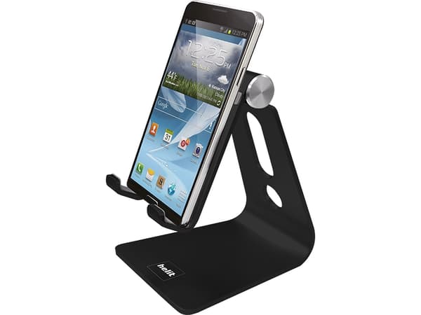 Helit H2380195, Mobiltelefon/smarttelefon, Passiv holder, Innendørs, Svart