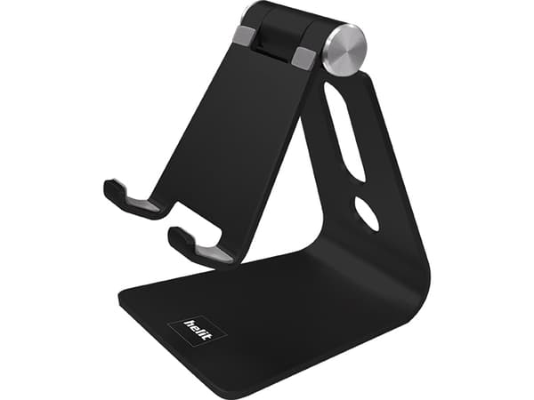 Helit H2380195, Mobiltelefon/smarttelefon, Passiv holder, Innendørs, Svart