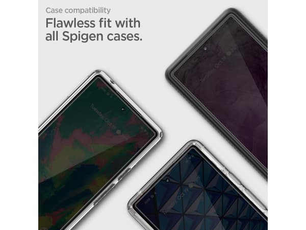 Spigen Glas.tR AlignMaster, Google, Pixel 7, Ripebestandig, Gjennomsiktig, 1 stykker