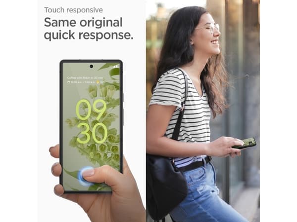 Spigen Glas.tR AlignMaster, Google, Pixel 7, Ripebestandig, Gjennomsiktig, 1 stykker