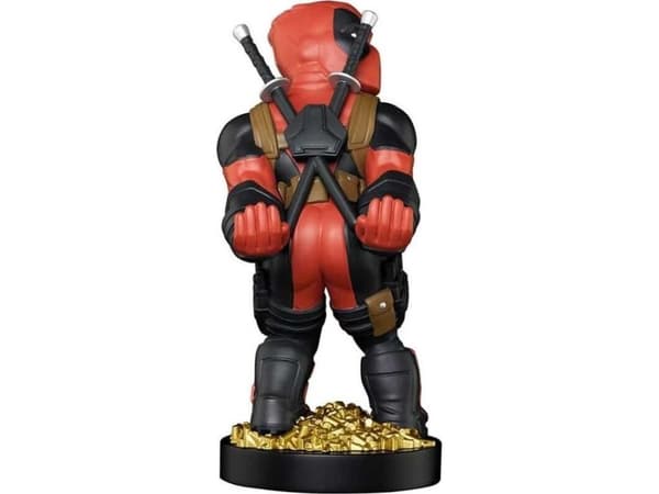 Exquisite Gaming Cable Guys Deadpool - Holder for spillkontroll, mobiltelefon Sort, Rød