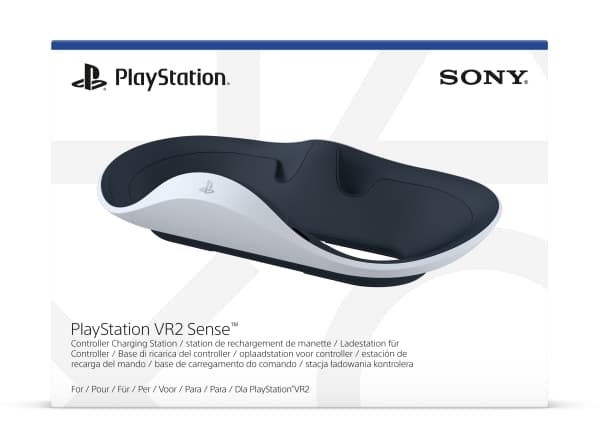 Sony - Ladestasjon + AC-strømadapter - 2 utgangskontakter - hvit