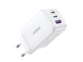 Miniatyrbilde 3 av 5: Ugreen lader UGREEN 15339 Nexode nettverkslader, 2xUSB-C, USB-A 3.0, PD3.0, QC4.0, GaN, 140W (hvit)