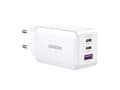 Miniatyrbilde 2 av 5: Ugreen lader UGREEN 15339 Nexode nettverkslader, 2xUSB-C, USB-A 3.0, PD3.0, QC4.0, GaN, 140W (hvit)
