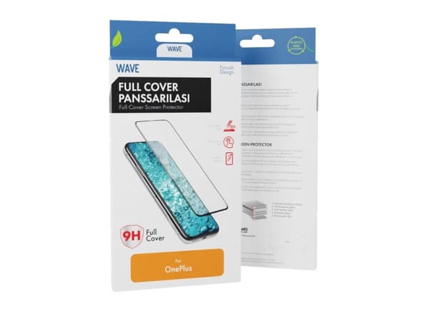 Wave -FC-OP-9-BK, OnePlus, 9, Reptålig, Svart, Transparent, 1 styck