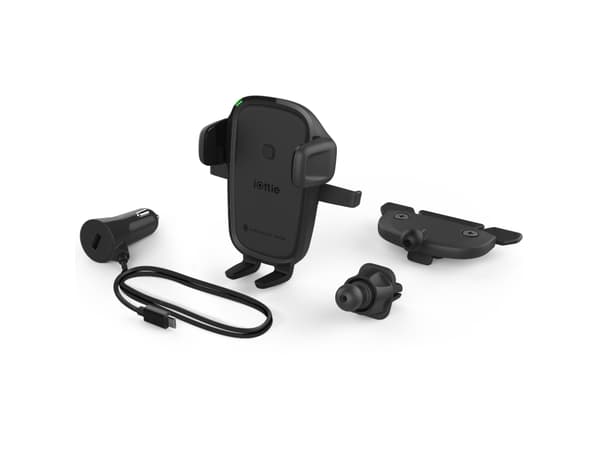 iOttie Easy One Touch 2, Auto, USB, 12 V, Langaton lataaminen, Musta