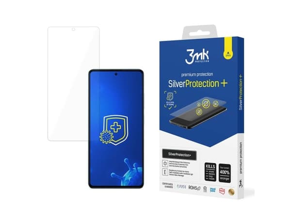 3MK 3MK 3MK Silver Protect+ Poco X5 Pro 5G märkäasennus Antimikrobinen kalvo