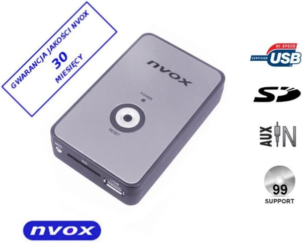 Nvox Digital Music Changer Emulator 12PIN, MP3, USB, SD, BMW (NV1080A BMW 12PIN)