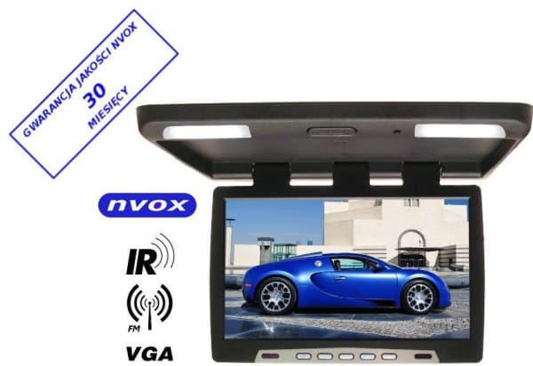 Nvox 22' LED undertaksmonitor med IR FM VGA 12V - RF2289IR - RF2289IR