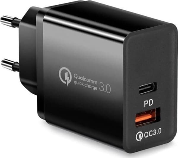 Vayox verkkolaturi PD + USB QuickCharge 3.0 36W VA0035 Vayox Vayox