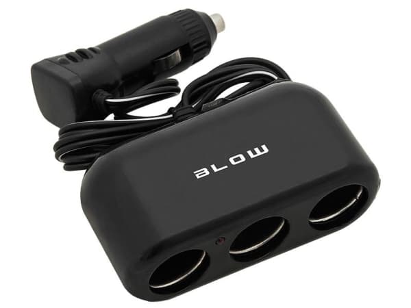 Blow Car sigarettenner splitter 1XWT/3XGN + CS-32 kabel (5900804073758)