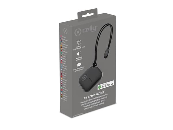 Celly SMARTFINDER - Trådlös säkerhetsetikett - svart - för Apple iPhone