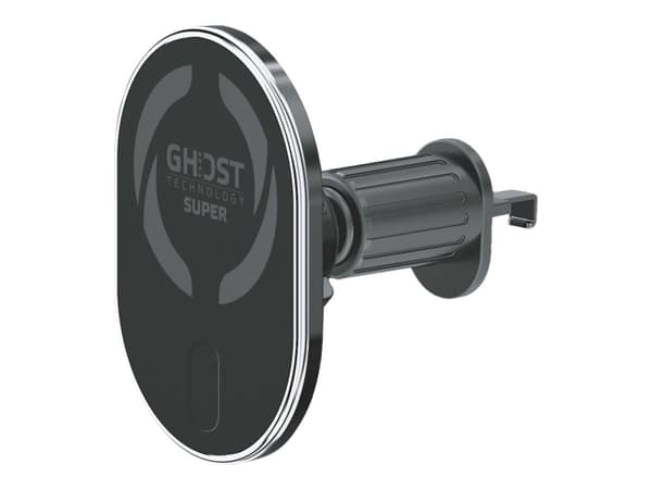 Celly Ghost Super - Magnetisk fordonshållare för mobiltelefon - MagSafe - svart Svart