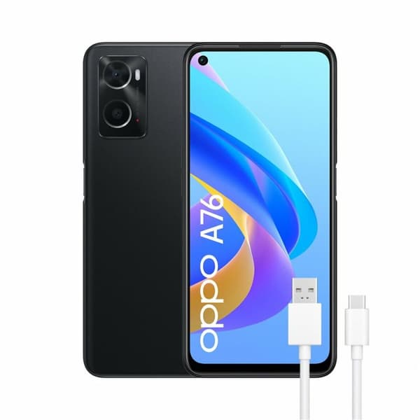 Smartphone Oppo A76 Sort 6,56" 1 TB 128 GB Octa Core 4 GB RAM