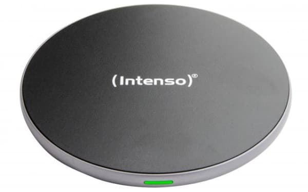 Intenso BA2 - Trådløs ladepute + AC-strømadapter - 15 watt - svart