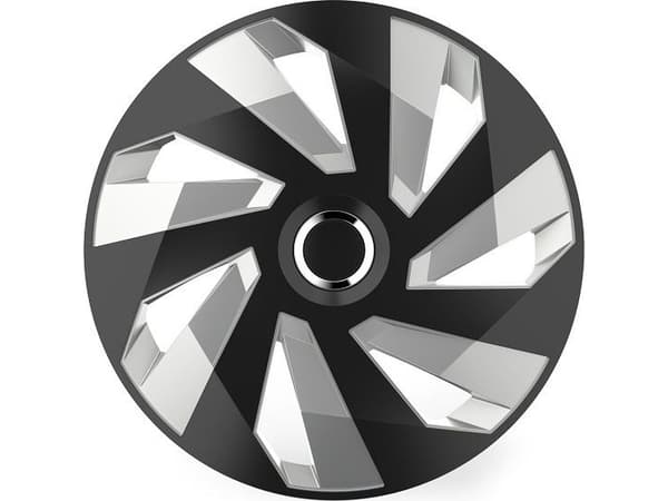 Versaco hjulkapsel Vector RC sort/sølv 14" hjulkapsel, 1 stk.