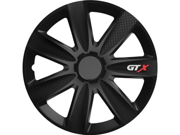 Versaco hjulkapsel 15" VERSACO GTX navkapsel karbon / svart