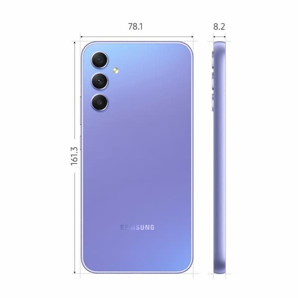 Smartphone Samsung Galaxy A34 5G Violet 6,6" Syren 1 TB 128 GB Octa Core