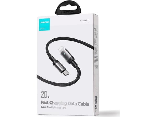 Joyroom USB cable Joyroom USB C - Lightning cable 20W A10 Series 1.2 m black (S-CL020A10)