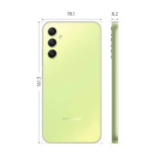 Smarttelefoner Samsung Galaxy A34 5G Grønn 6,6" 5G 1 TB 256 GB Octa Core
