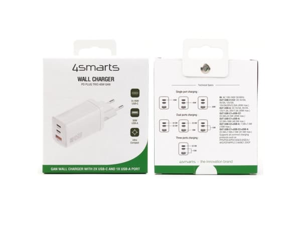 4smarts 540401, inomhus, AC, Vit