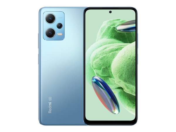 Xiaomi Redmi Note 12 5G - 5G pekskärmsmobil - dual-SIM - RAM 4 GB / Internminne 128 GB - microSD slot - OLED-skärm - 6.67" - 2400 x 1080 pixlar (120 Blå