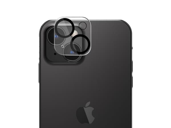 eSTUFF Titan Shield - Linsebeskytter for mobiltelefon - gjennomsiktig - for Apple iPhone 13, 13 mini