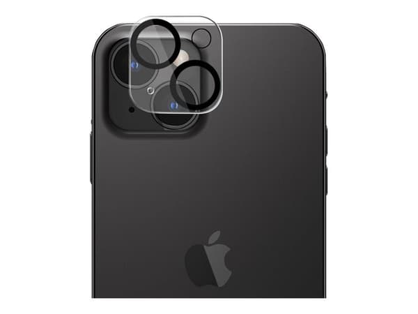 eSTUFF Titan Shield - Linsebeskytter for mobiltelefon - gjennomsiktig - for Apple iPhone 13, 13 mini