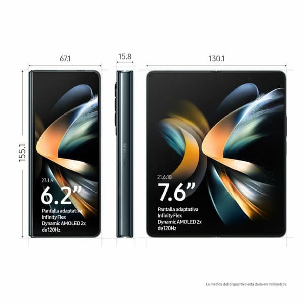 Smartphone Samsung Galaxy Z Fold4 Grøn 7,6" 256 GB Octa Core 12 GB RAM