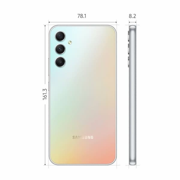 Smartphone Samsung Galaxy A34 5G Sølvfarvet 6,6" 1 TB 256 GB Octa Core