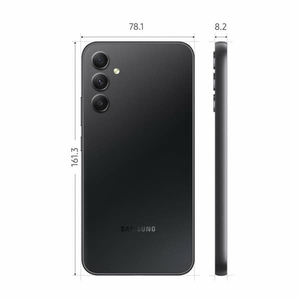 Smarttelefoner Samsung Galaxy A34 5G Svart 6,6" 1 TB 128 GB Octa Core