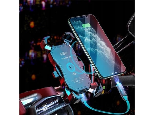 MOTORCYKEL TELEFONHOLDER FREEDCONN MC1W MED INDUKTIV OPLADER