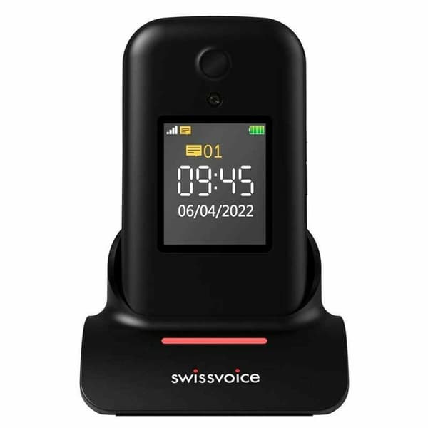 Mobiltelefon Swiss Voice S38 2,8" Sort 2G