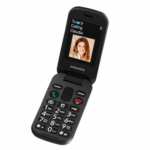 Mobiltelefon Swiss Voice S38 2,8" Sort 2G