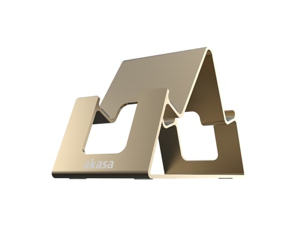 Akasa Aries Pico, Mobiltelefon/smarttelefon, Plate / UMPC, Passiv holder, Bord, Innendørs, Gull