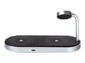 Miniatyrbilde 1 av 4: Verbatim - Trådløst ladestativ - 3-i-1 + AC-strømadapter - 35 watt - 4 A - for Apple AirPods with MagSafe Charging Case; AirPods Pro; iPhone 11, 12,