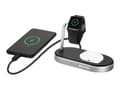 Miniatyrbilde 1 av 3: Verbatim - Trådløst ladestativ - 3-i-1 + AC-strømadapter - 44 watt - 3 A - Quick Charge 3.0