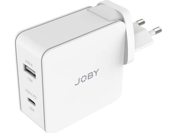 Joby JB01806-BWW, Innendørs, AC, Hvit Hvit