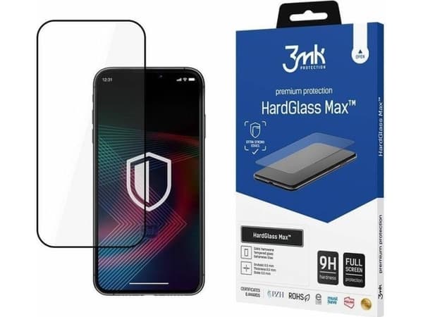 3MK 3MK HardGlass Max Lite Oppo A16s black/black Fullscreen Glass Lite