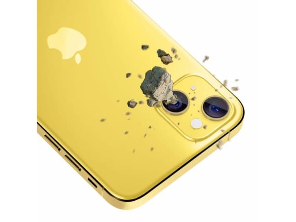 3MK 3MK Lens Protection Pro iPhone 14 6.1" gul/gul Kameralinsebeskyttelse med monteringsramme 1 stk