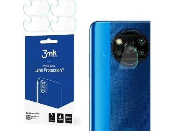 3MK 3MK Lens Protection Pro iPhone 14 6.1" gul/gul Kameralinsebeskyttelse med monteringsramme 1 stk