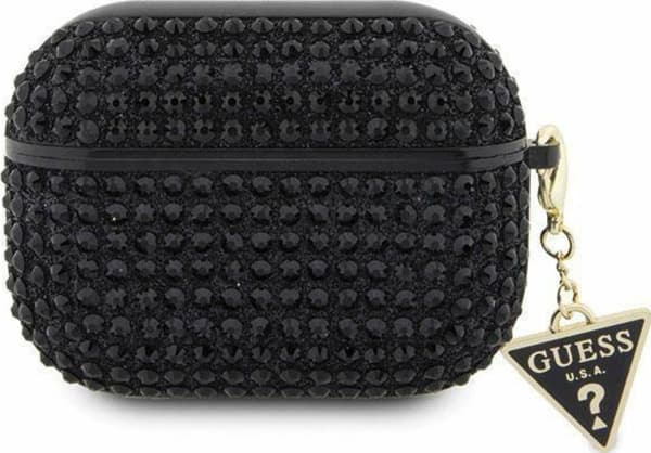 Guess Oryginalne Etui APPLE AIRPODS Guess Hardcase Rhinestone Triangle (GUA2HDGTPK) sort