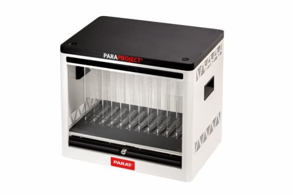 Parat 990700999, Skåp för hantering av bärbar enhet, Svart, Vit, Golv, 3,2 cm, 35 cm, 29 cm