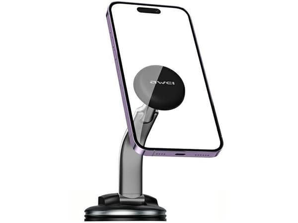 Awei X45 magneettinen autoteline lasille tai ohjaamoon - musta