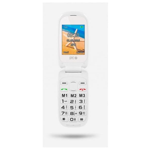 Mobiltelefon SPC Internet HARMONY WHITE Bluetooth FM 2.4" Hvit